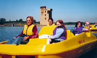 On the boats at Strathclyde Park