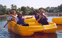 On the boats at Strathclyde Park